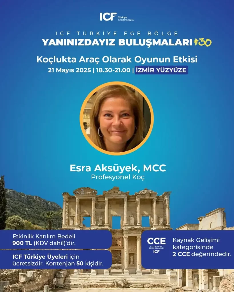 ICF Türkiye Yanınızdayız Buluşmaları #30 Koçlukta Araç Olarak Oyunun Etkisi 2