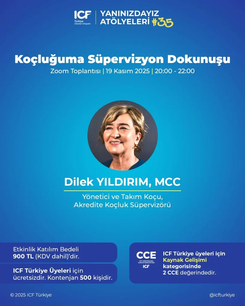 Yanınızdayız Atölyeleri # 35 - Koçluğuma Süpervizyon Dokunuşu 2